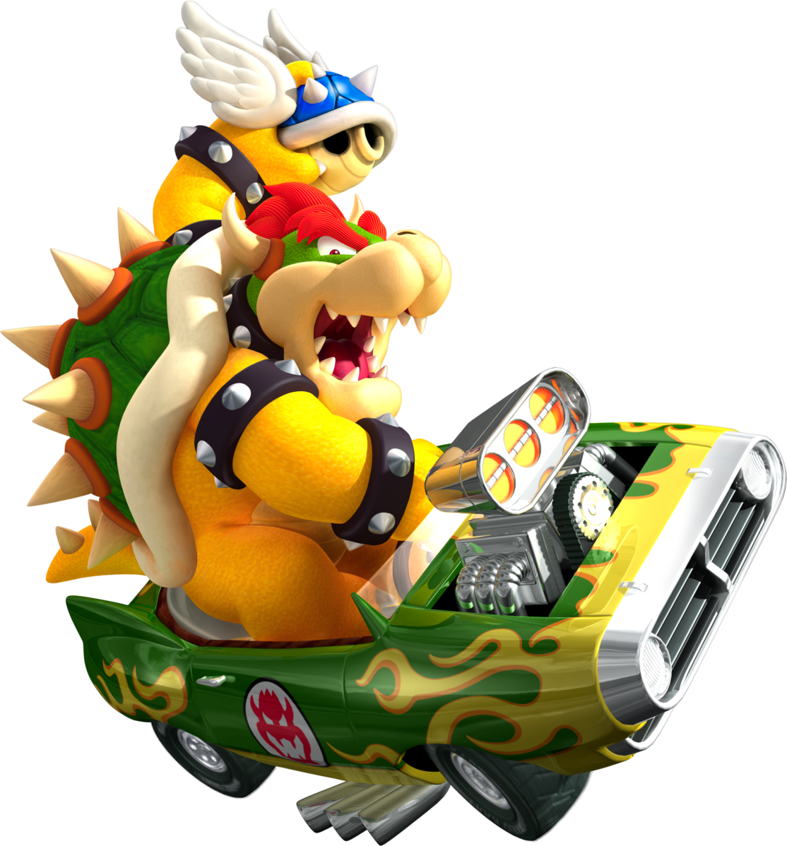 Bowser en Karting.