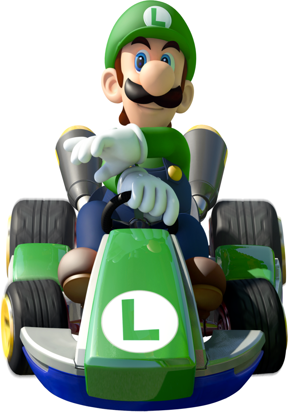 Luigi en Karting.